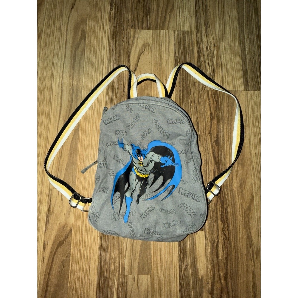 Pottery Barn Kids Toddler Boy Batman Hero Backpack Attached Cape